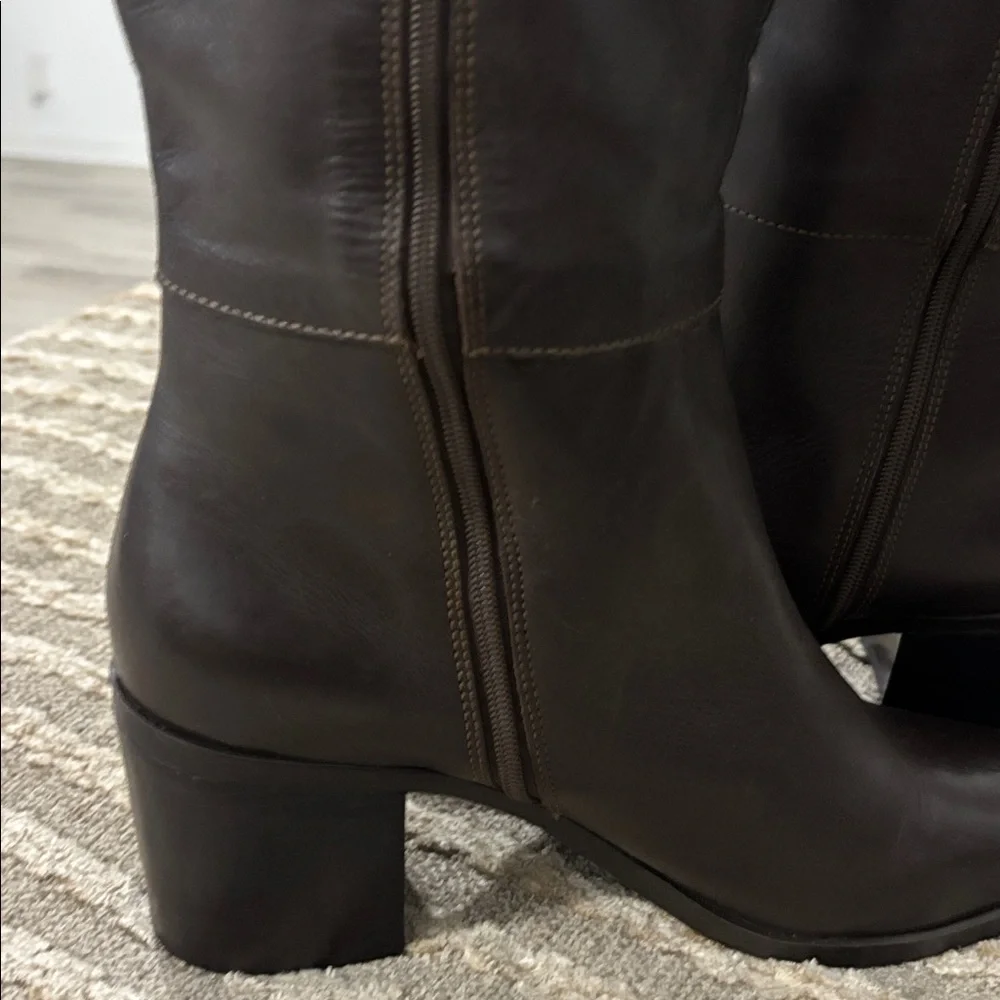 Chinese Laundry Classic Pointed Toe Knee-High Boot - Dark‎ Brown Size 7.5